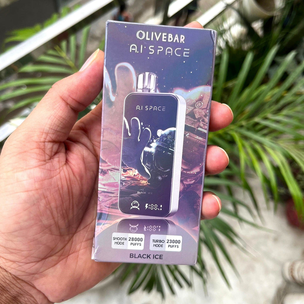 Olivebar AI Space 28000 Puffs | Full Display Screen