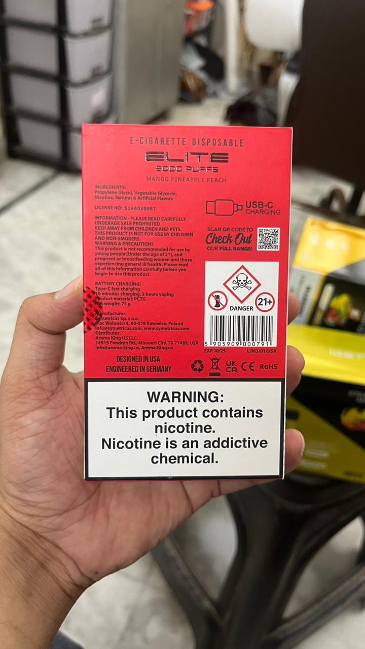 Bugatti Elite Premium Vape - 9000 Puffs