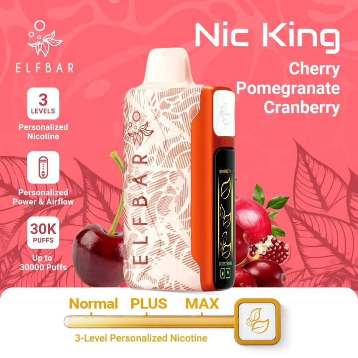 ELF Bar Nic King 30,000 Puffs - 3 Level Adjustable Nicotine