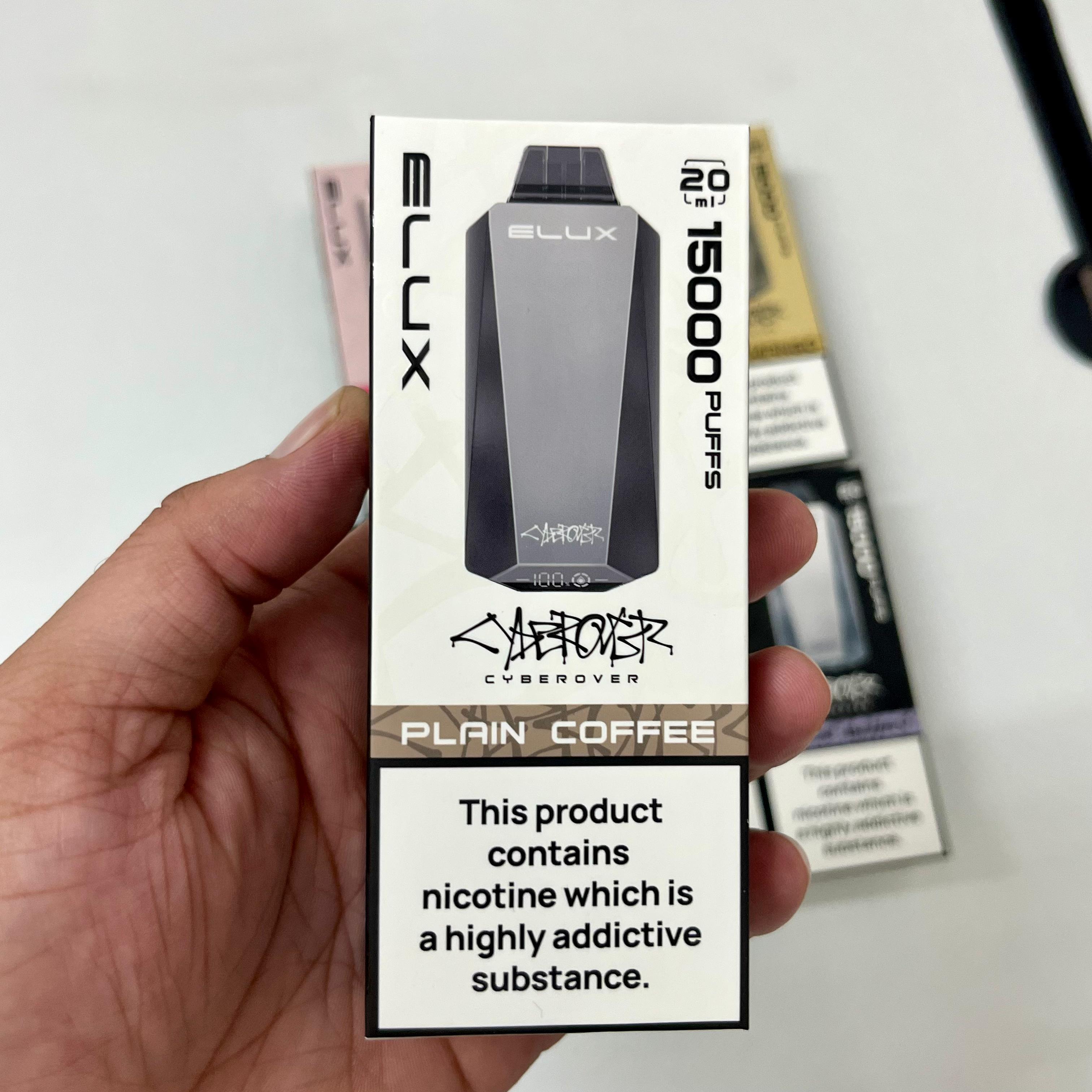 Elux Cyberover Stainless Steel - 15,000 Puffs