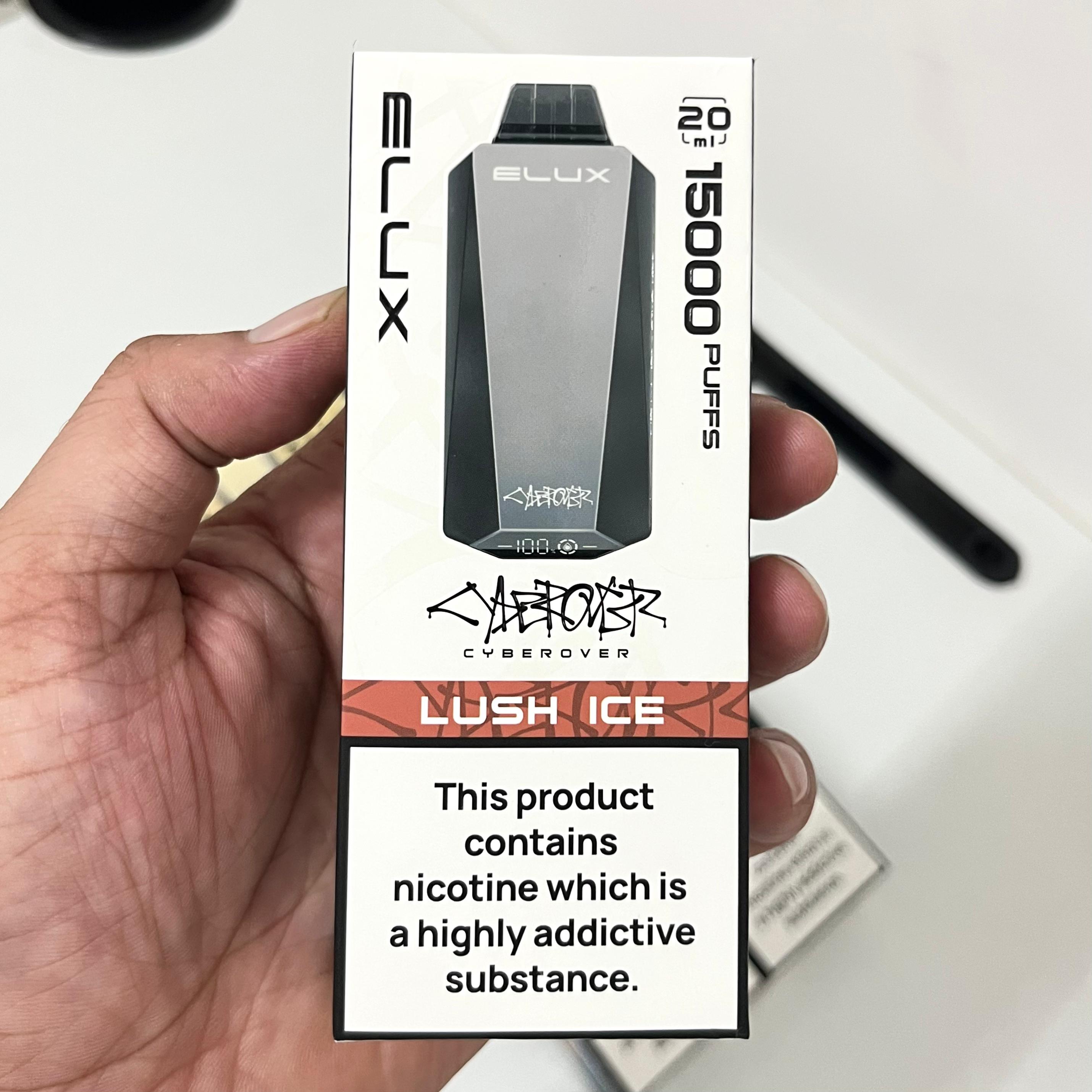 Elux Cyberover Stainless Steel - 15,000 Puffs