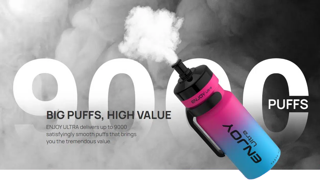 Enjoy Ultra 9000 – Water Bottle Disposable Vape(Without Box)