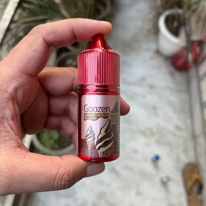 Vaplucky Goozen Salt Flavour Juice 30ml - Almond Chocolate Ice Cream