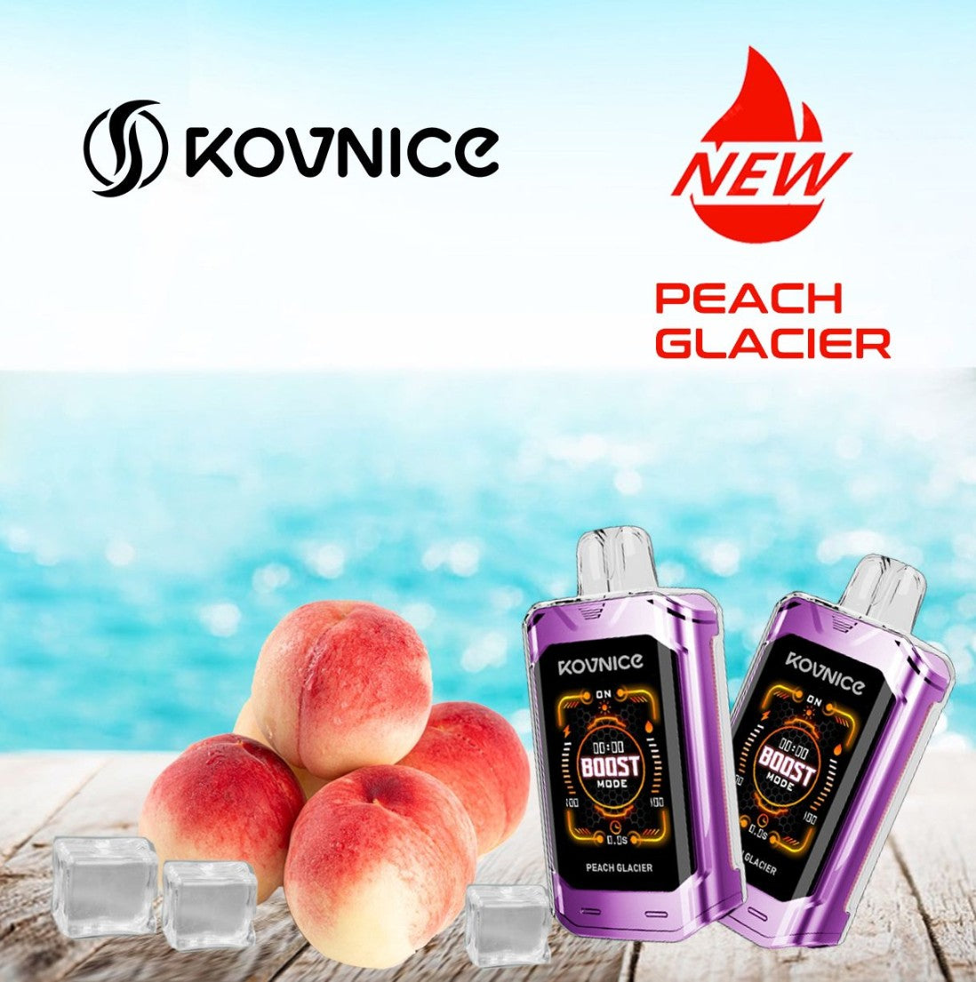 Kovnice Rush 20K Puffs - World First Smart HD Screen Vape Device