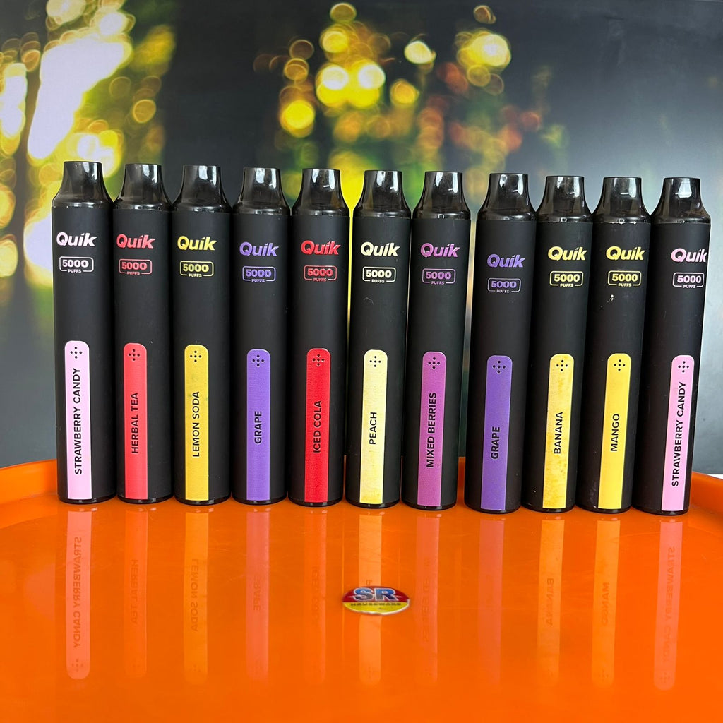 Quik Easy Refillable Vape with Type C Charging - 5000 Puffs-(Without Box)