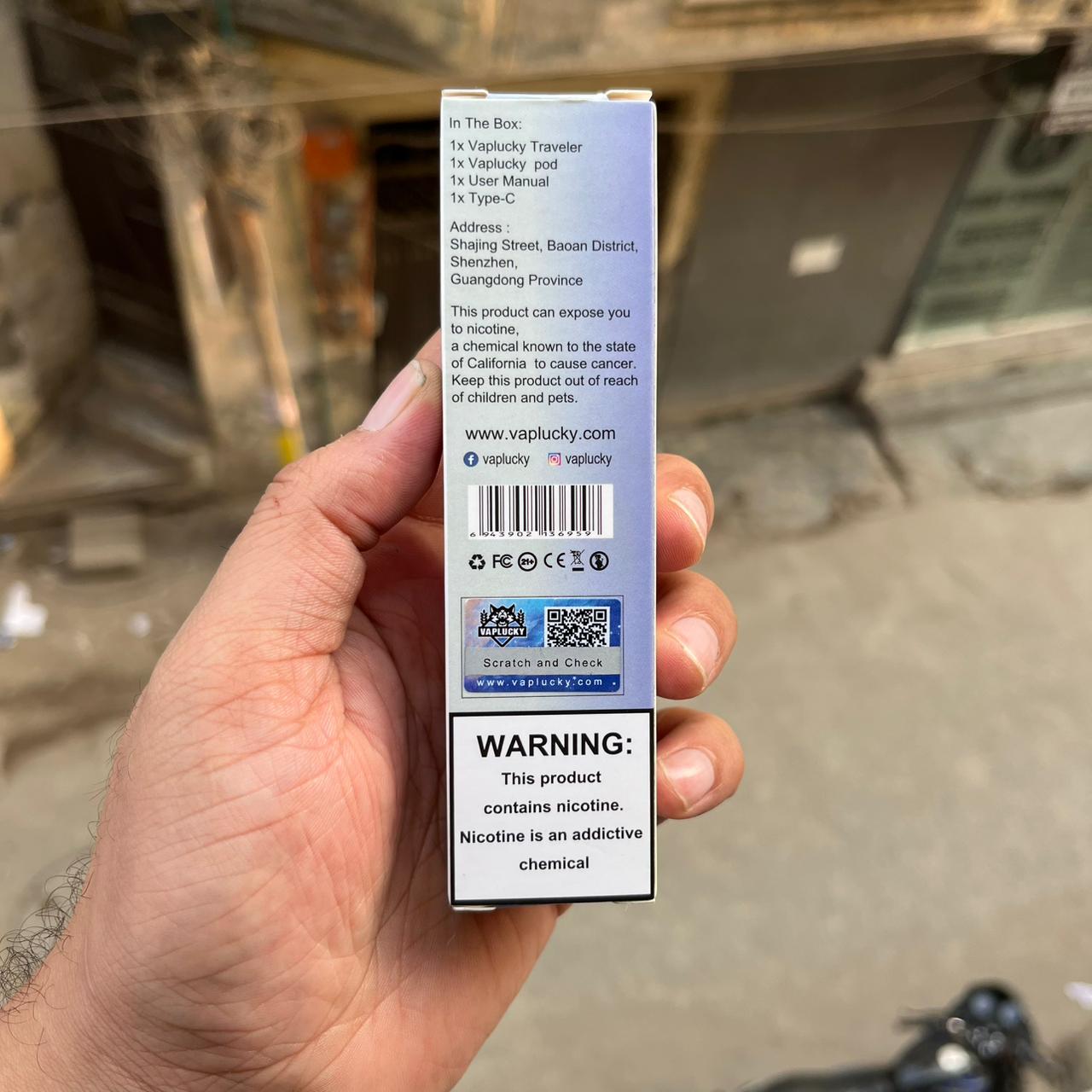 Vaplucky Refillable Vape Device Kit with Free Extra 3 Pods