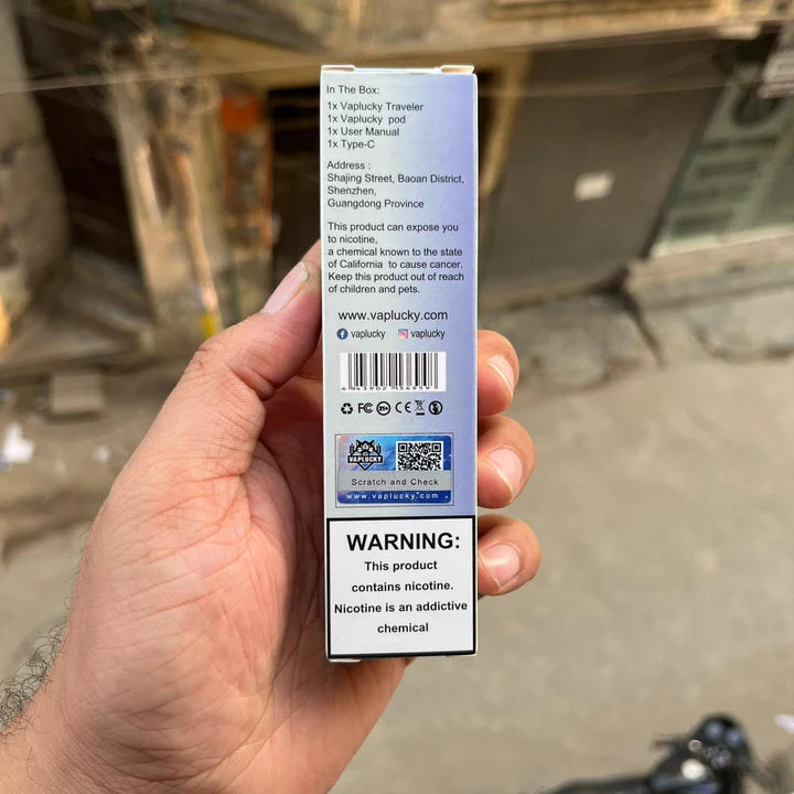 Vaplucky Refillable Vape Device Kit with Free Extra 3 Pods