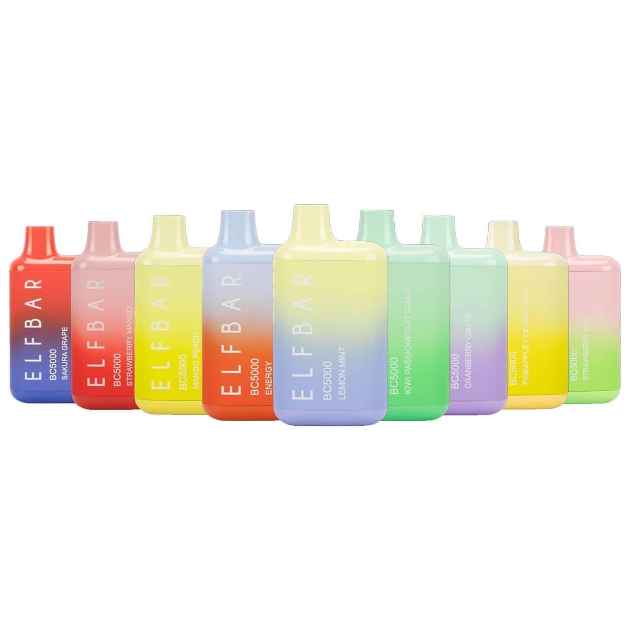 BUY 1 GET 1 FREE | Elf Bar BC5000 Rechargeable Disposable 5000 Puffs India | VapeMart