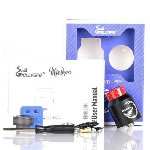 HellVape x Mike Vapes REBIRTH 24mm RDA Atomizer - DIY Atomizer